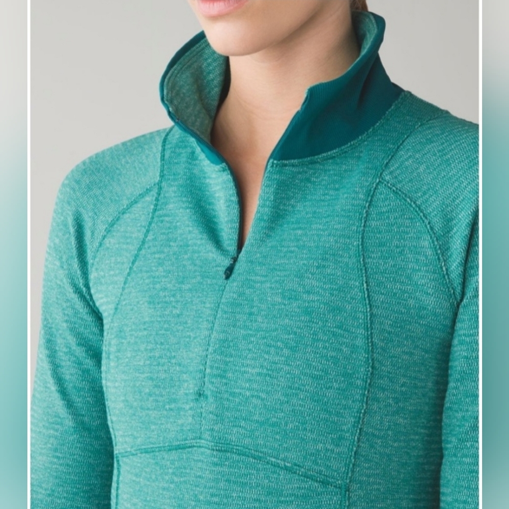 Lululemon Runderful Half Zip Athletic Pullover Sweatshirt Size 8